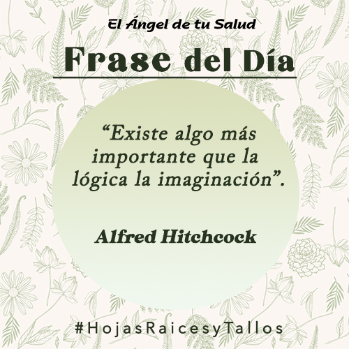 “Existe algo más importante que la lógica la imaginación” - Alfred Hitchcock