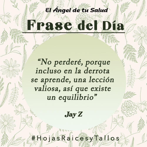 “No perderé, porque incluso en la derrota, se aprende una lección valiosa, así que existe un equilibrio” - Jay-Z